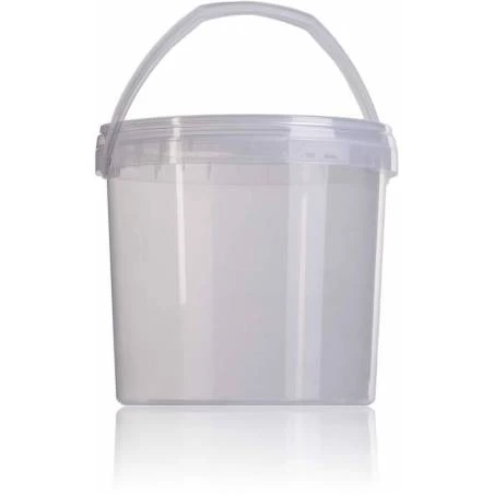 Seau transparent à miel 10 L Emballage