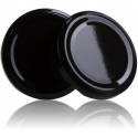 Couvercle TO 66 mm noir pasteurisable Couvercles