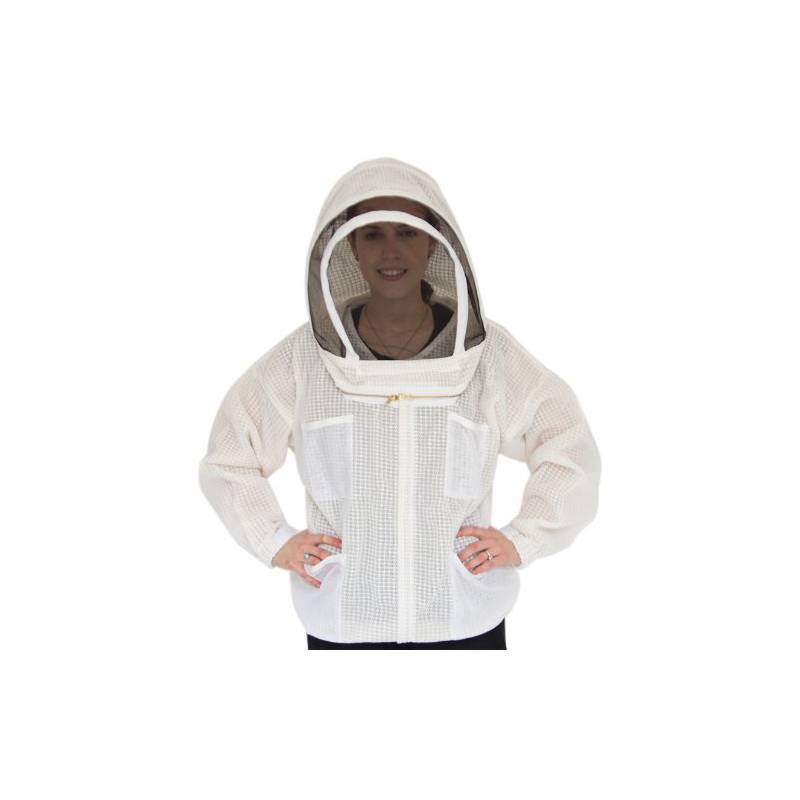 Vented Jacket with fencing veil CLOTHING