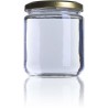 0.5kg Crystal Jar V370 without lid Honey Crystal Jars