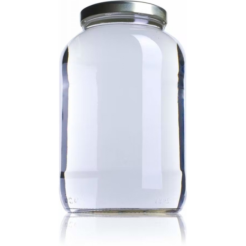 Pot en verre Gallon 3895ml pour stocker grandes quantités de miel