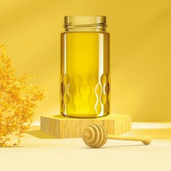 Honey Glass jar APIARI 1kg Honey Crystal Jars