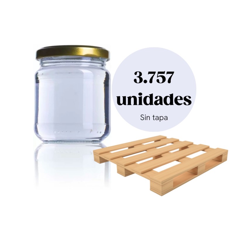 Palete de Frascos B212 de 3757 unidades