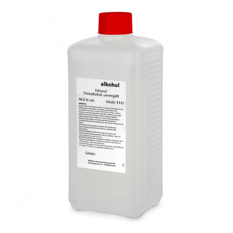 Äthylalkohol 96º für Propolis - 1 Liter