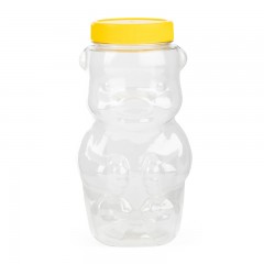 Honey bear shaped plastic jar 746ml Plastic packaging