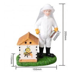 Resin Figure - Beekeeper and His Hive Gifts and others