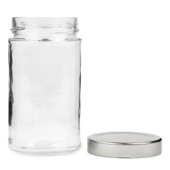 High Mouth Glass Jar 445ml Honey Crystal Jars