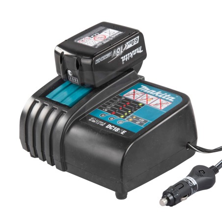 Makita Car Charger for 18V LXT Batteries Cleansers and Maintenance Accesories