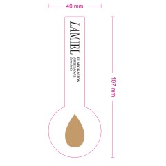 Rolo de etiquetas de selo de segurança para potes de mel