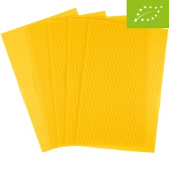 Feuilles de Cire Gaufrée CERTIFIEE BIO 5kg Cire