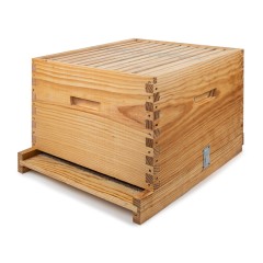 12 frames Dadant Blatt hive with frames and super