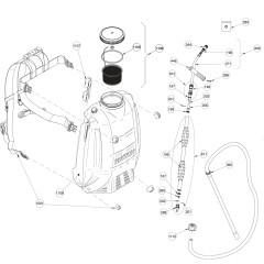 Extintor Florestal de Costas Matabi 17 L