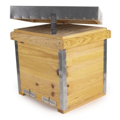 10F Layens beehive with super and frames Layens Beehives