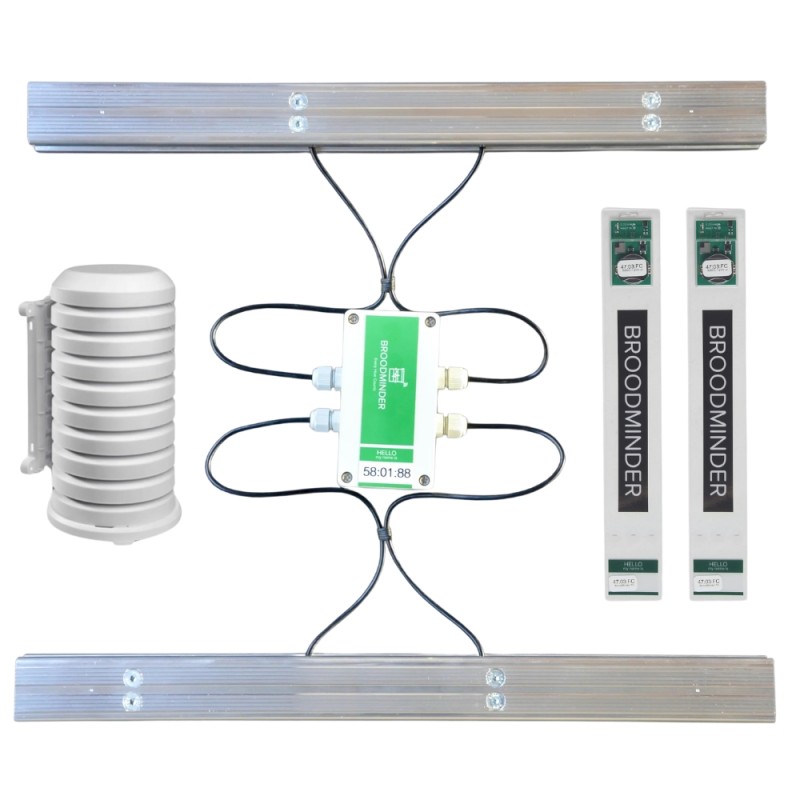 Überwachungs-Kit PRO: BroodMinder-Aluminiumwaagen + 2 Brut-Sensoren + Cell Hub