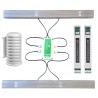 Kit K2 de Surveillance PRO : 1 Balances en Aluminium BroodMinder + 2 Capteurs de Couvain + Hub Cell Balance de rucher et sécu...