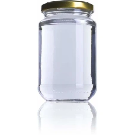 Glass jar A370 TO63 - Packs of 25 u. Honey Crystal Jars