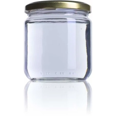 Glass jar 12 REF 347ml TO77 - Packs of 25 u. Honey Crystal Jars