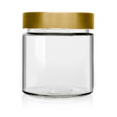 Glass Jar High Mouth 212ml TO66 Deep - Packs de 25 u. Honey Crystal Jars