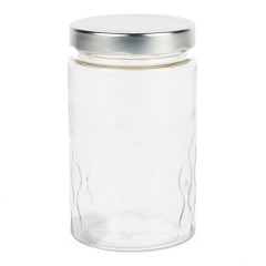 Honey Glass jar APIARI 1kg TO82 Deep - Pack 16 units Honey Crystal Jars