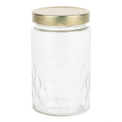 Honey Glass jar APIARI 1kg TO82 Deep - Pack 16 units Honey Crystal Jars