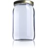 Large Glass Jar Half Gallon 1966 ml TO110 - Pack of 9 units Honey Crystal Jars