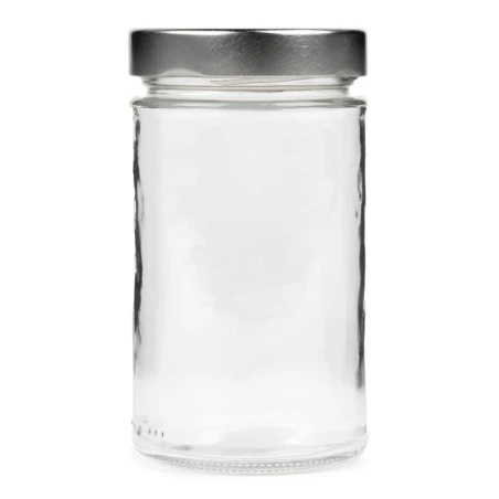 High Mouth Glass Jar 445ml TO70 Deep - Pack of 25 units Honey Crystal Jars