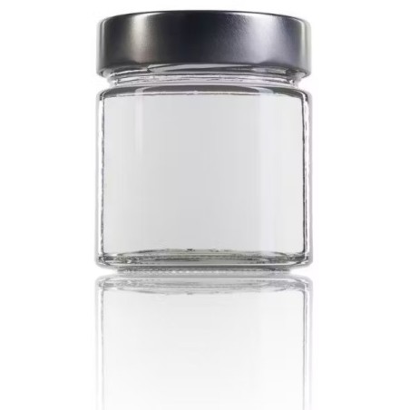 Glass Jar Aura 250ml high neck TO70 Deep - Pack 25 units Honey Crystal Jars