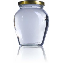 Glass Jar Orcio 720 ml with Amphora Shape TO82 - Pack 16 u. Honey Crystal Jars