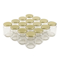 Honey Jar Pot-720 (950g honey) - Pack of 16 units Honey Crystal Jars