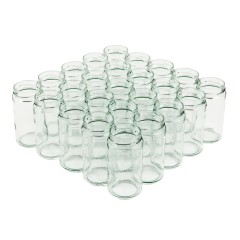 Pot en verre Aura 370 bouche haute TO63 Deep - Packs 25 unités Pots en verre pour miel