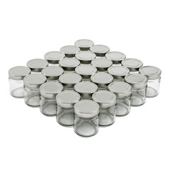 Pot de 212ml à grande bouche TO66 Deep - Packs de 25 unités Pots en verre pour miel