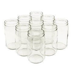 Large Glass Jar Half Gallon 1966 ml TO110 - Pack of 9 units