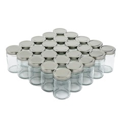 Pot en verre Aura 350 ml à col haut TO77 Deep - Packs 25 unités Pots en verre pour miel