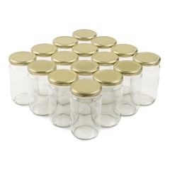 Pot en verre N720 Normalisse TO82 - Packs de 16 unités Pots en verre pour miel